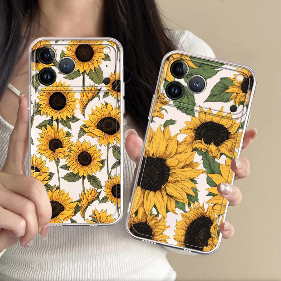 Cute Sunflower Pattern Case fo - Phone Cases Xr Iphone review and price