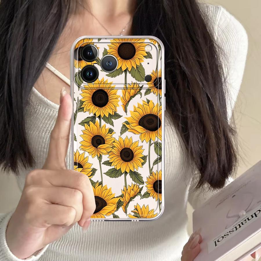 Cute Sunflower Pattern Case fo - Phone Cases Xr Iphone review and price
