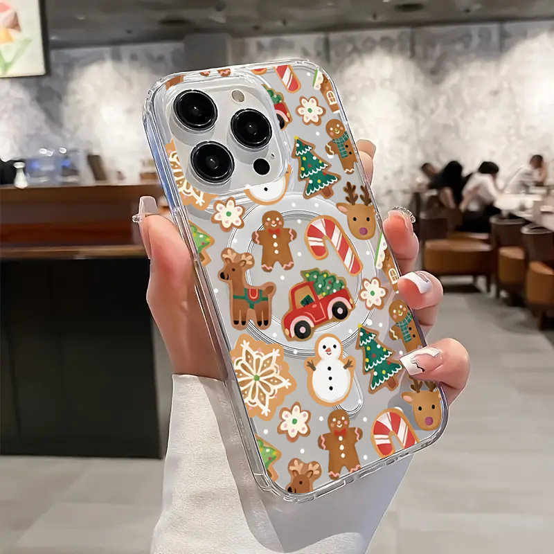 Magnetic Cute Snowman Stick Tr - Phone Cases For Iphone 16 review and price