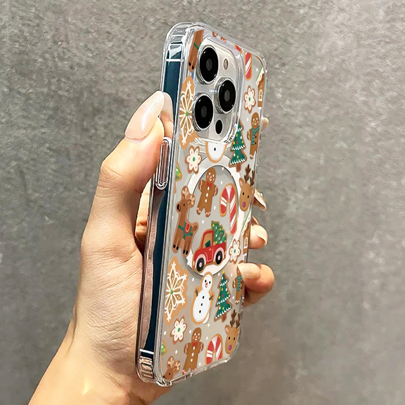 Magnetic Cute Snowman Stick Tr - Phone Cases For Iphone 16 review and price