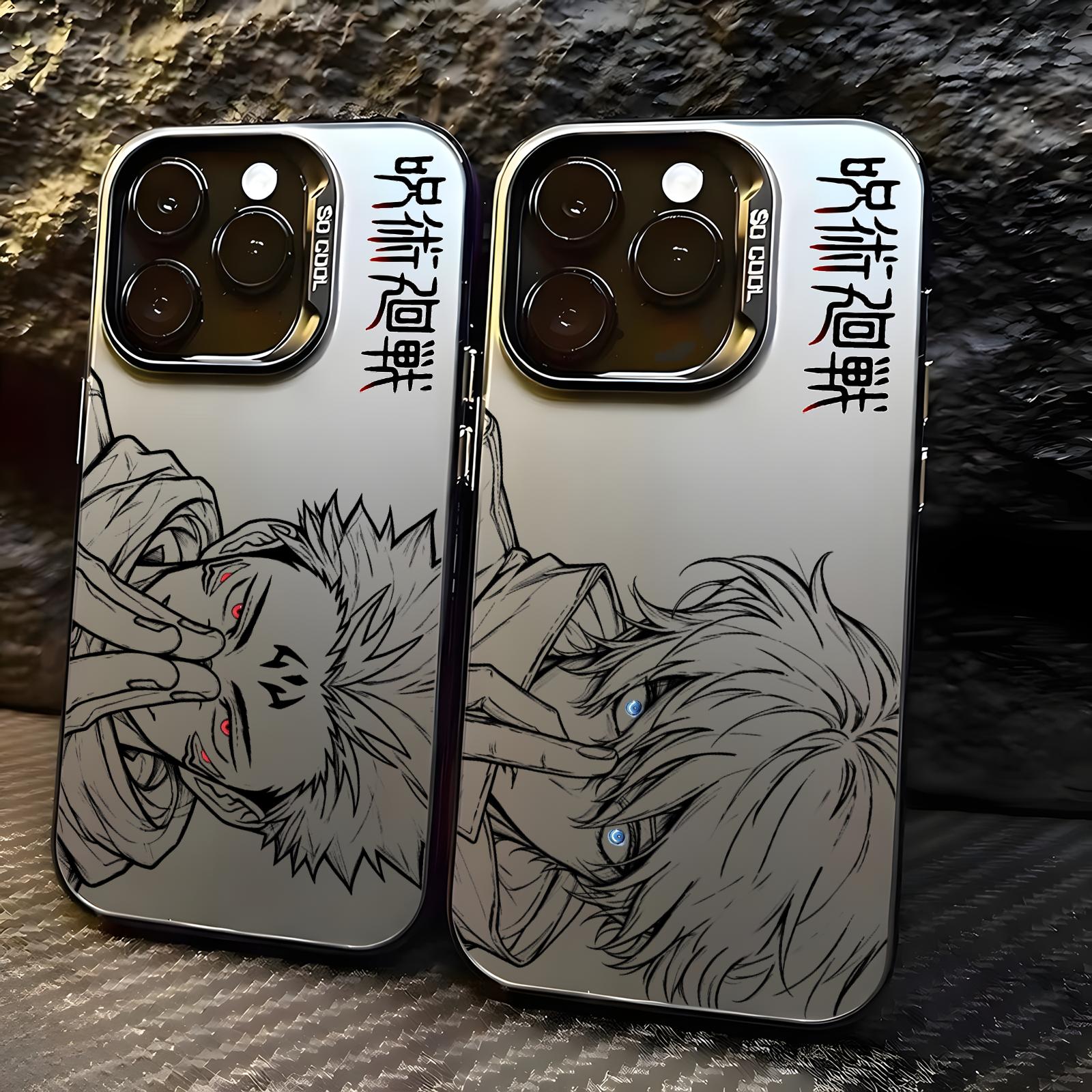 Silver IMD Phone Case for iPho - Phone Cases Jujutsu Kaisen review and price
