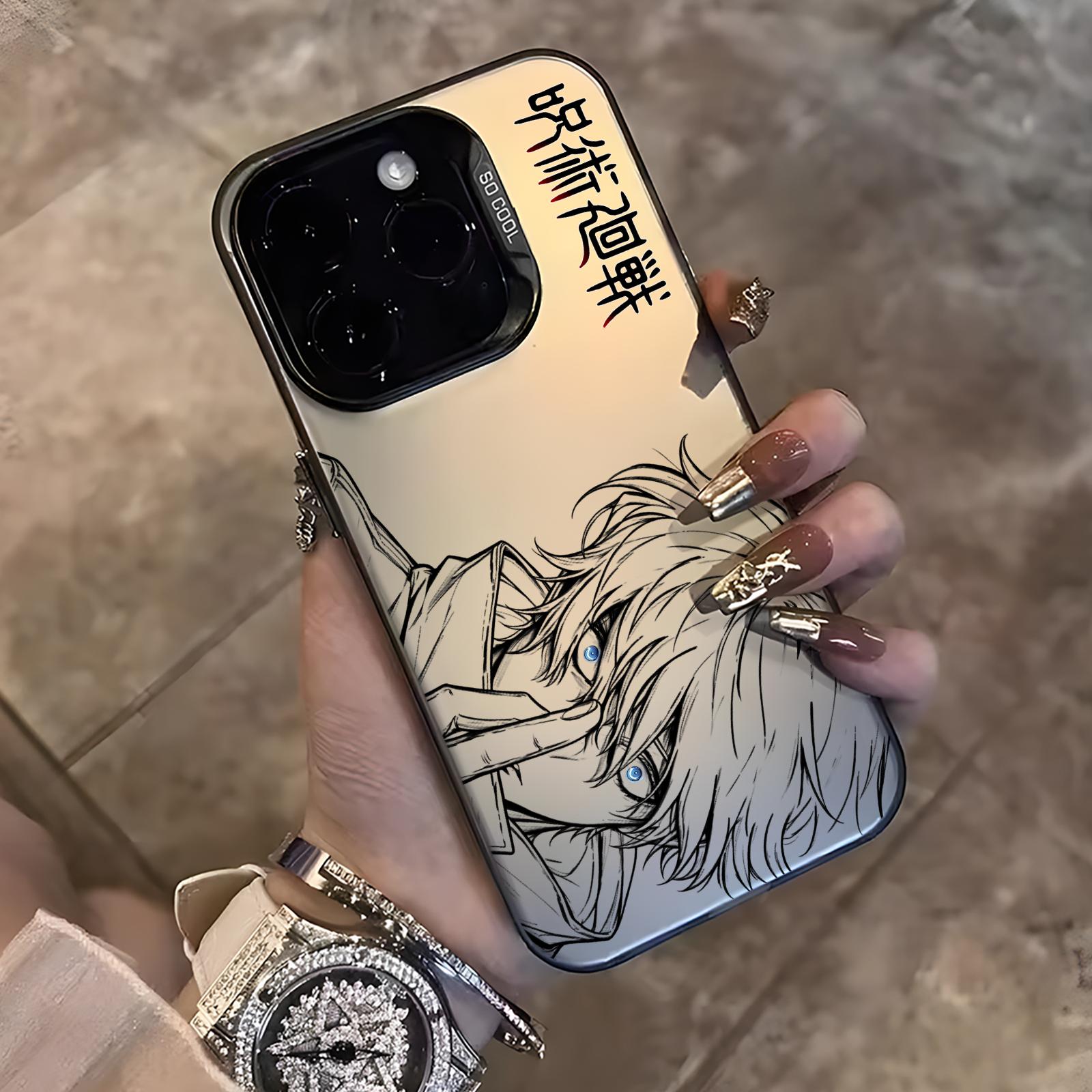 Silver IMD Phone Case for iPho - Phone Cases Jujutsu Kaisen review and price