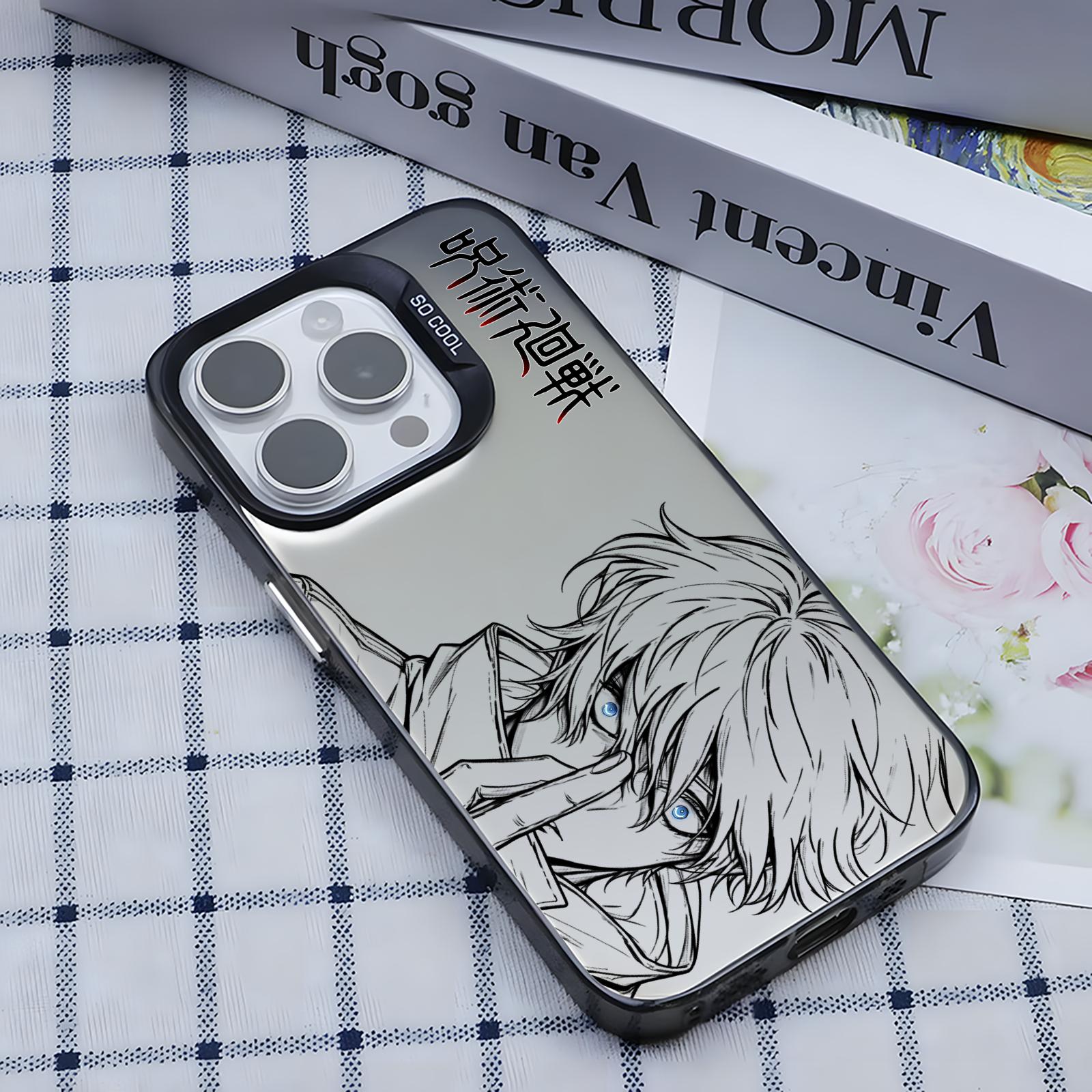 Silver IMD Phone Case for iPho - Phone Cases Jujutsu Kaisen review and price